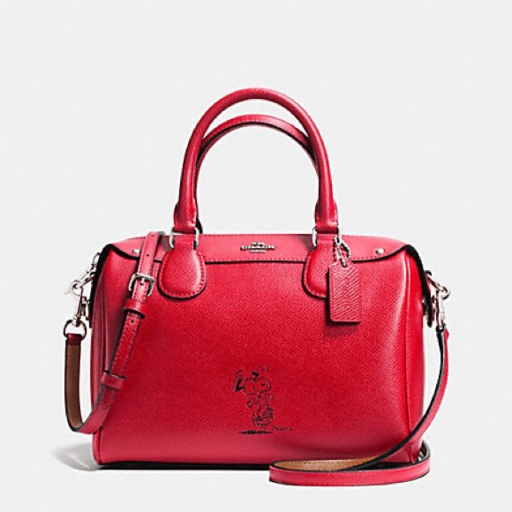 COACH X SNOOPY MINI BENNETT SATCHEL BAG